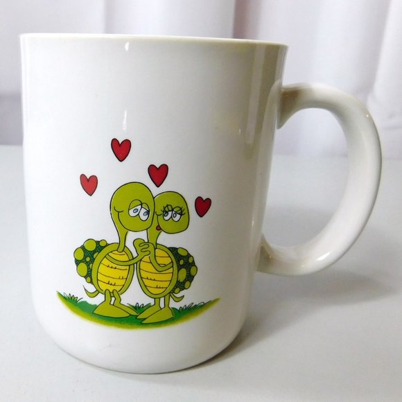 My Little Turtle Love Coffee Mug White Ceramic - Picture 1 of 7